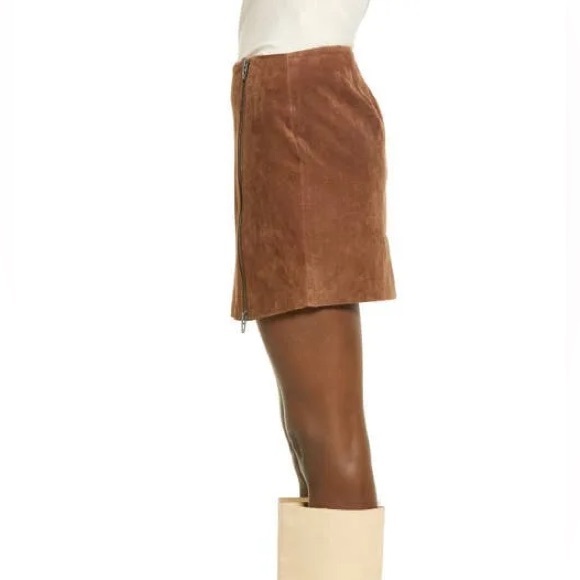BlankNYcC Suede zip mini skirt - Picture 2 of 4